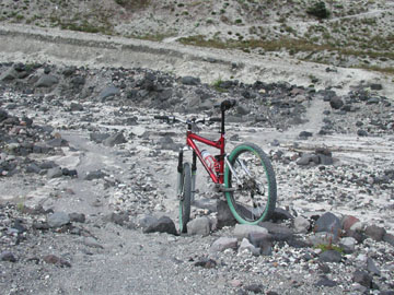 "Plains of Abraham with mountain bike, 2004"