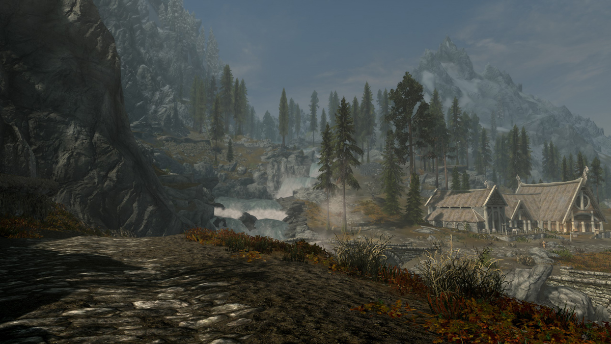 SkyrimSEWRWaterfalls1